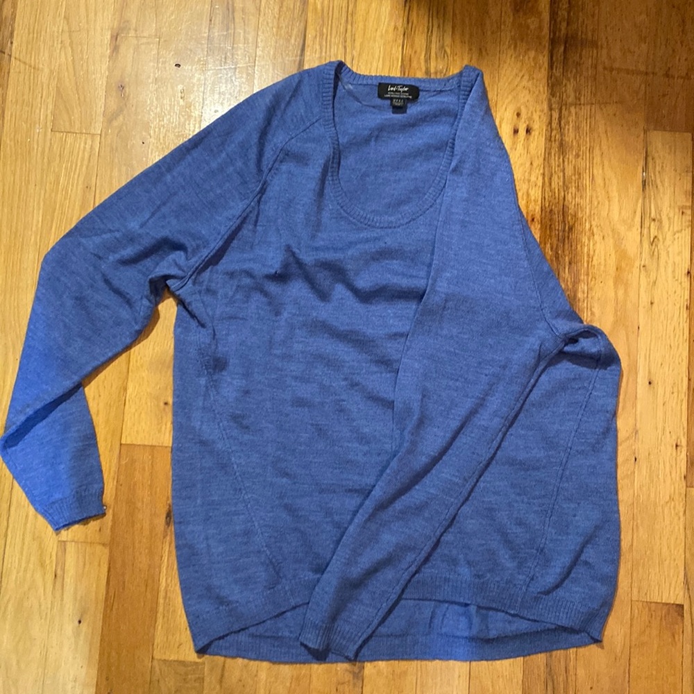 Lord and Taylor sweater pullover cardigan style.